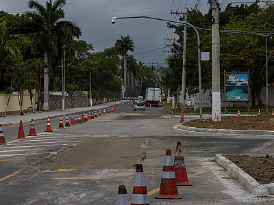 Maior trecho da obra do eixo viário central de São Sebastião fica pronto em novembro