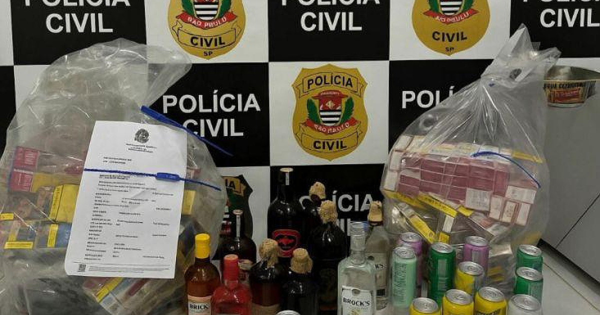Fiscalização apreende bebidas e cigarros ilegais durante operação em Ubatuba