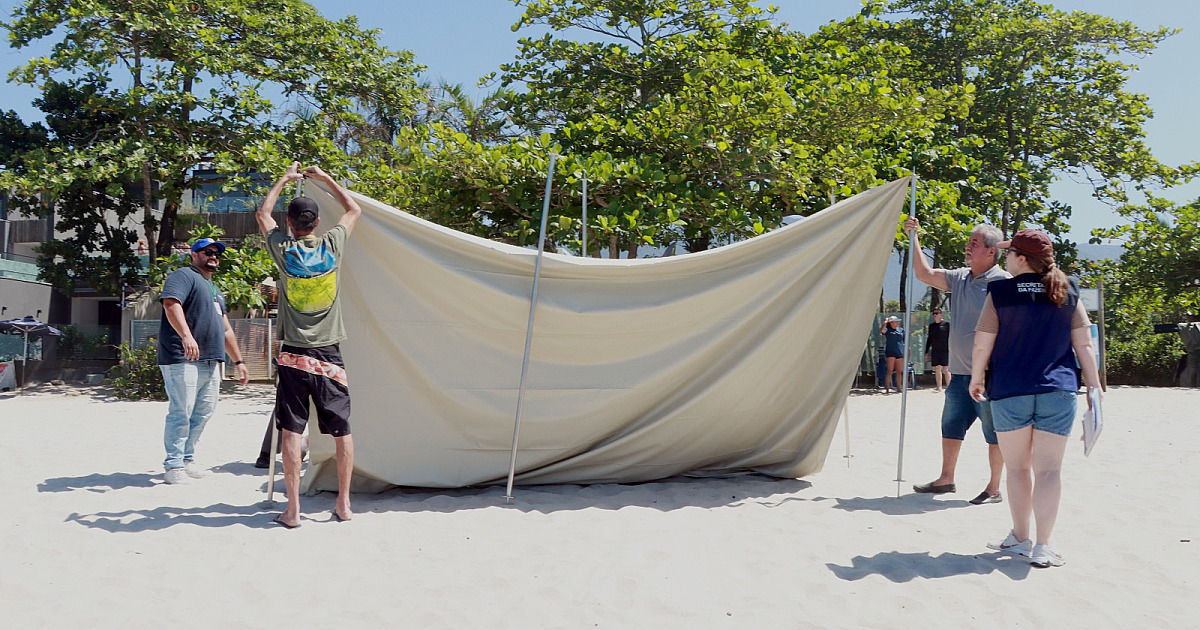Prefeitura de São Sebastião reforça regras sobre acampamentos, fogueiras e ocupação da faixa de areia