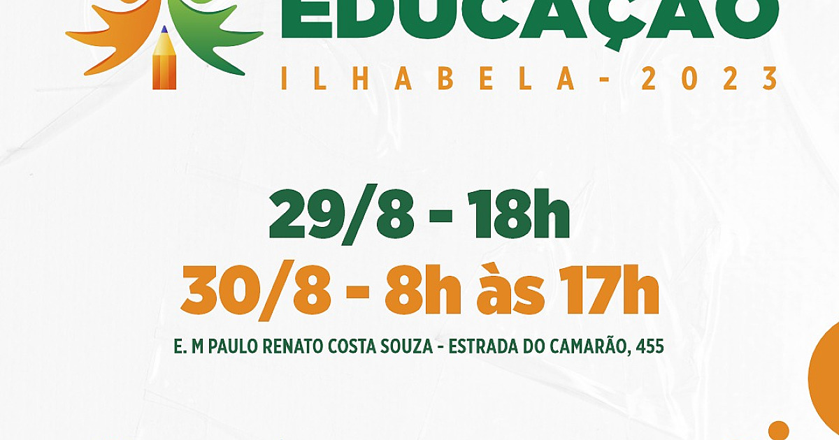 II Conferência Municipal de Educação de Ilhabela está com inscrições abertas