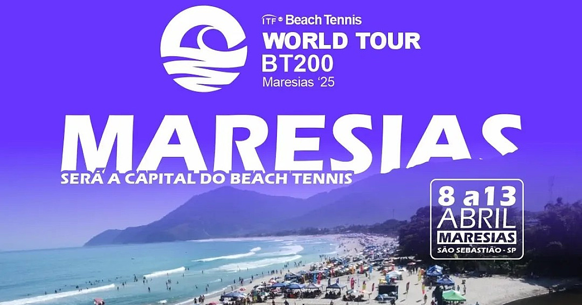 Inscrições para etapa do ITF Beach Tennis World Tour BT200 Maresias são prorrogadas até o dia 8 de abril