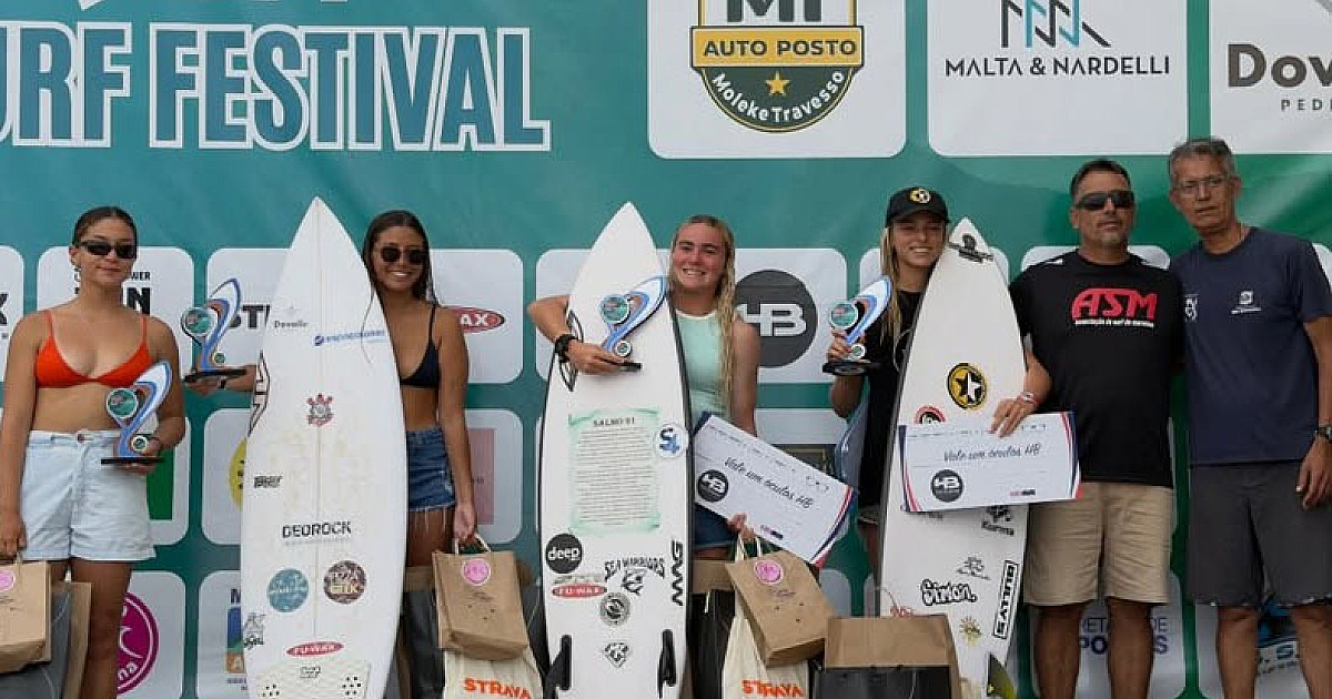 ASM Surf Festival exibe alto nível dos surfistas sebastianenses e conta com participação de Gabriel Medina