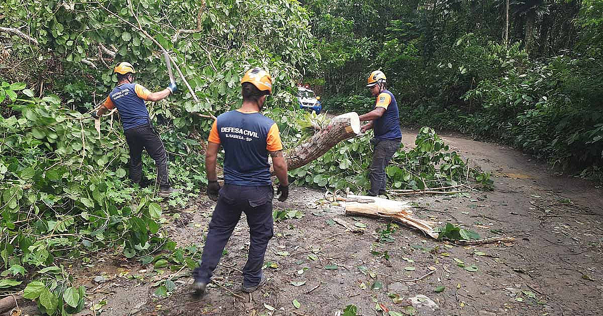 Defesa Civil de Ilhabela acompanha alerta de chuvas intensas para o Litoral Norte