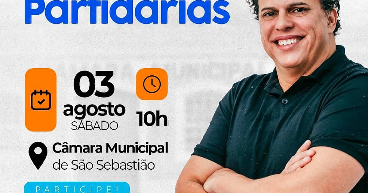 PP realiza convenção para oficializar candidatura de Professor Gleivison à prefeitura de São Sebastião