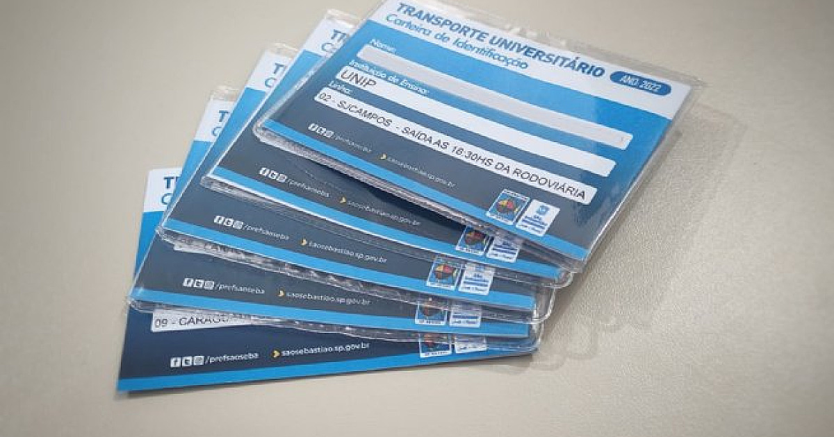 Secretaria da Educação inicia entrega de credenciais do transporte universitário