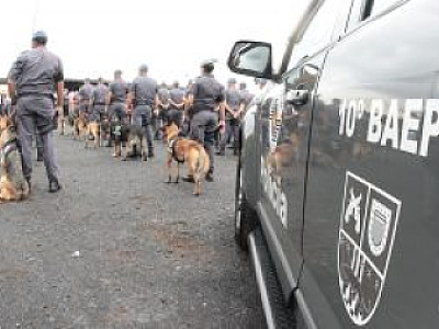 Em 4 meses PM detém 42 mil pessoas e apreende 45 toneladas de droga no Estado