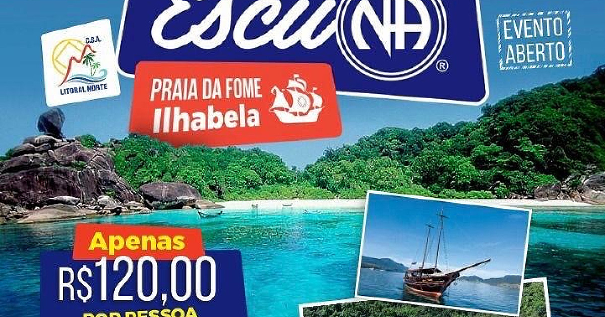 N.A realiza passeio de escuna em Ilhabela para mostrar recuperação e diversão aos seus membros