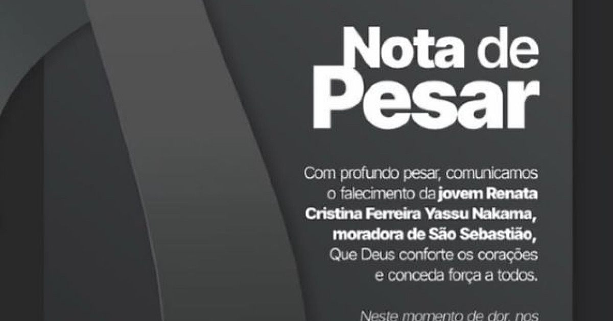 Sepultamento de jovem vítima de acidente com ônibus acontece nesta terça em São Sebastião