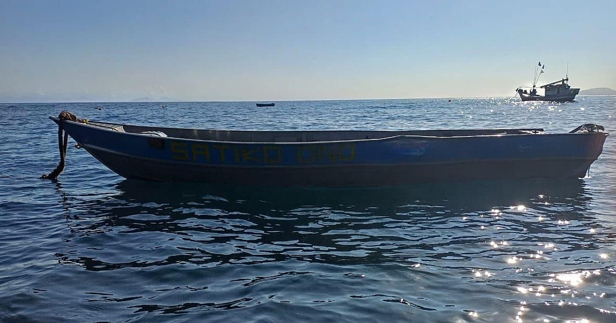 GBMar encontra barco, mas corpos dos dois pescadores ainda estão desaparecidos