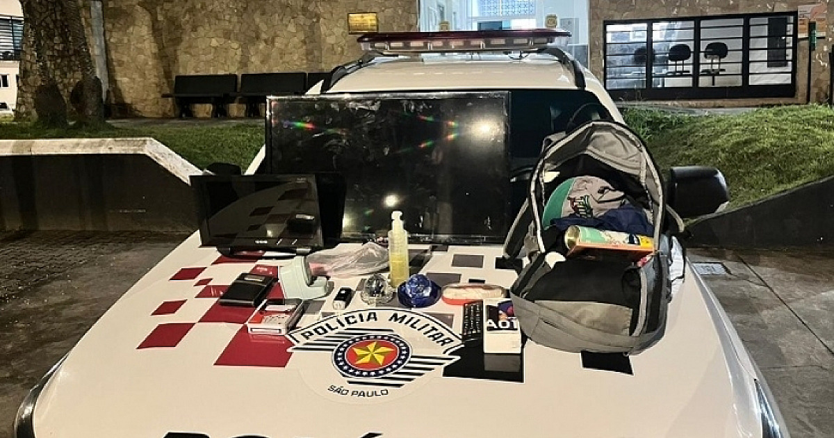 Homem é preso em flagrante durante furto em Caraguatatuba