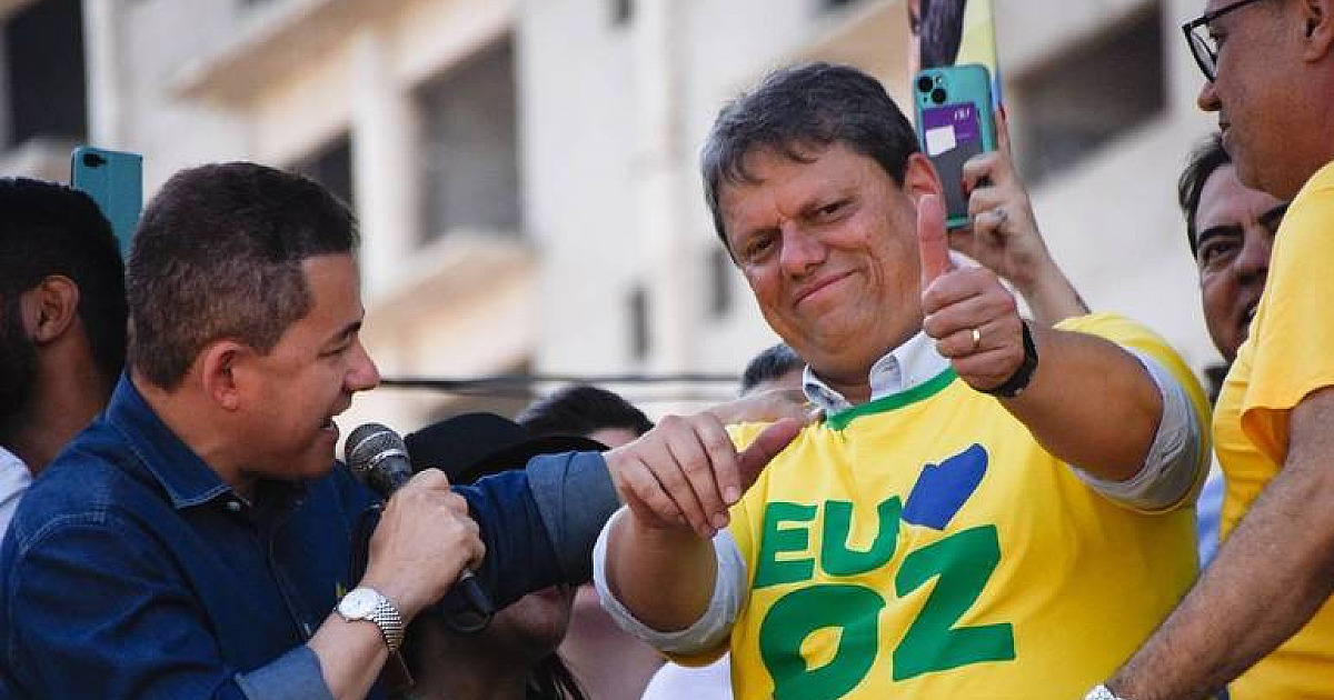 Tarcísio de Freitas (Republicanos) é eleito governador de São Paulo