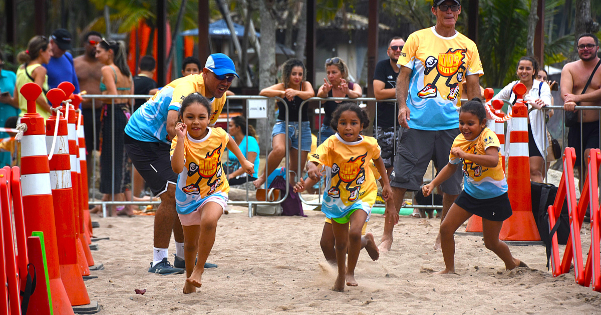 Kids Beach Run será atração esportiva deste domingo (21) em Ilhabela