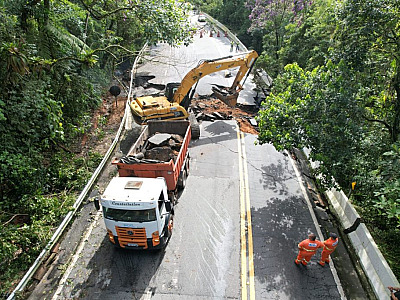 Governo de SP dá início às obras de recuperação da Mogi-Bertioga