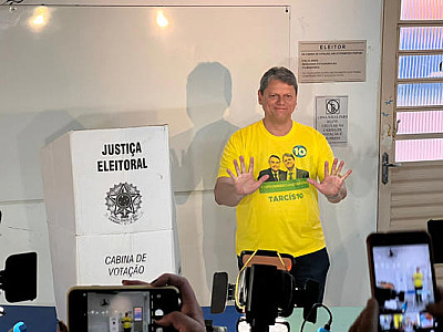 Tarcísio lidera com 60,1% dos votos válidos em São Paulo, diz pesquisa