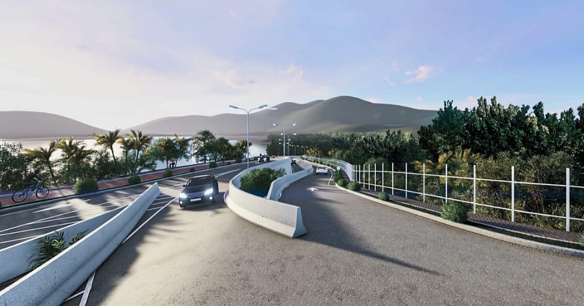 Antigo desejo da população, obra do novo acesso viário e cicloviário de Ilhabela segue em ritmo acelerado