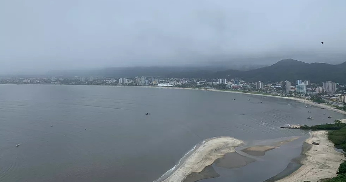 Frente fria provoca queda na temperatura e chuva na região