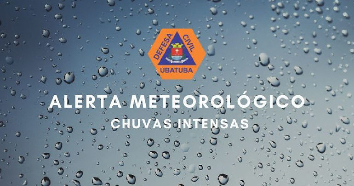 Ubatuba tem novo alerta de ventos costeiros e chuvas intensas