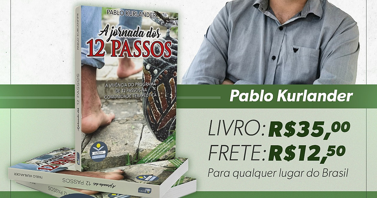Psicólogo lança 3ª edição do livro "A Jornada dos 12 passos"