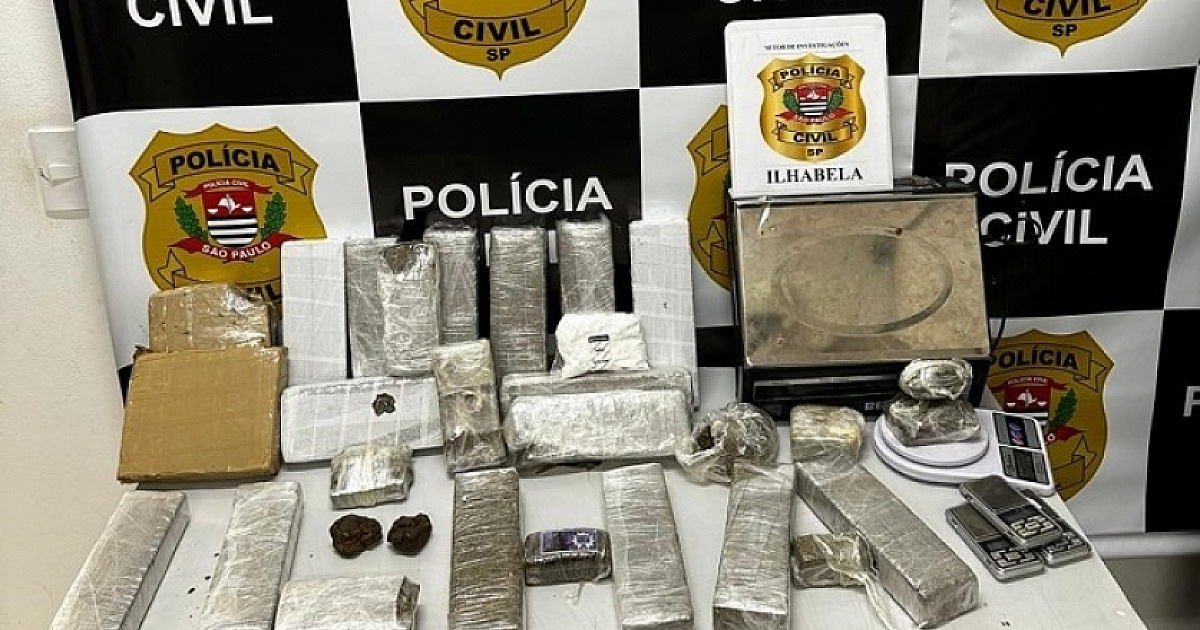 Operação Policial desmonta ‘Casa Bomba’ e apreende grande quantidade de drogas em Ilhabela