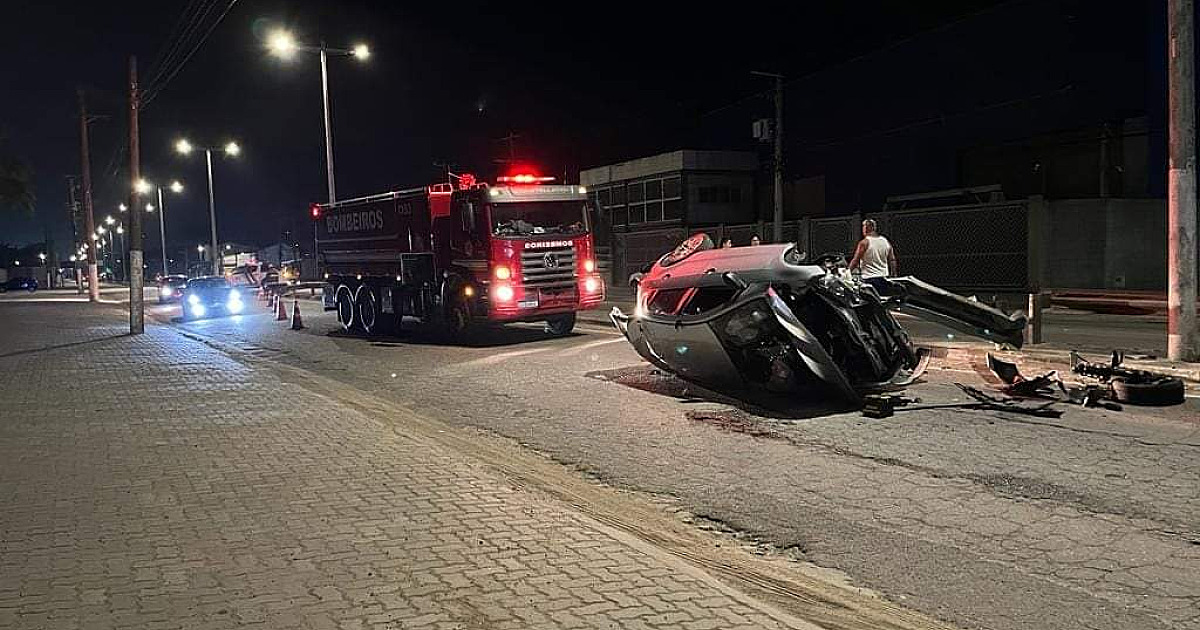 Suposta imprudência do motorista provoca acidente e fere 4 em Caraguatatuba