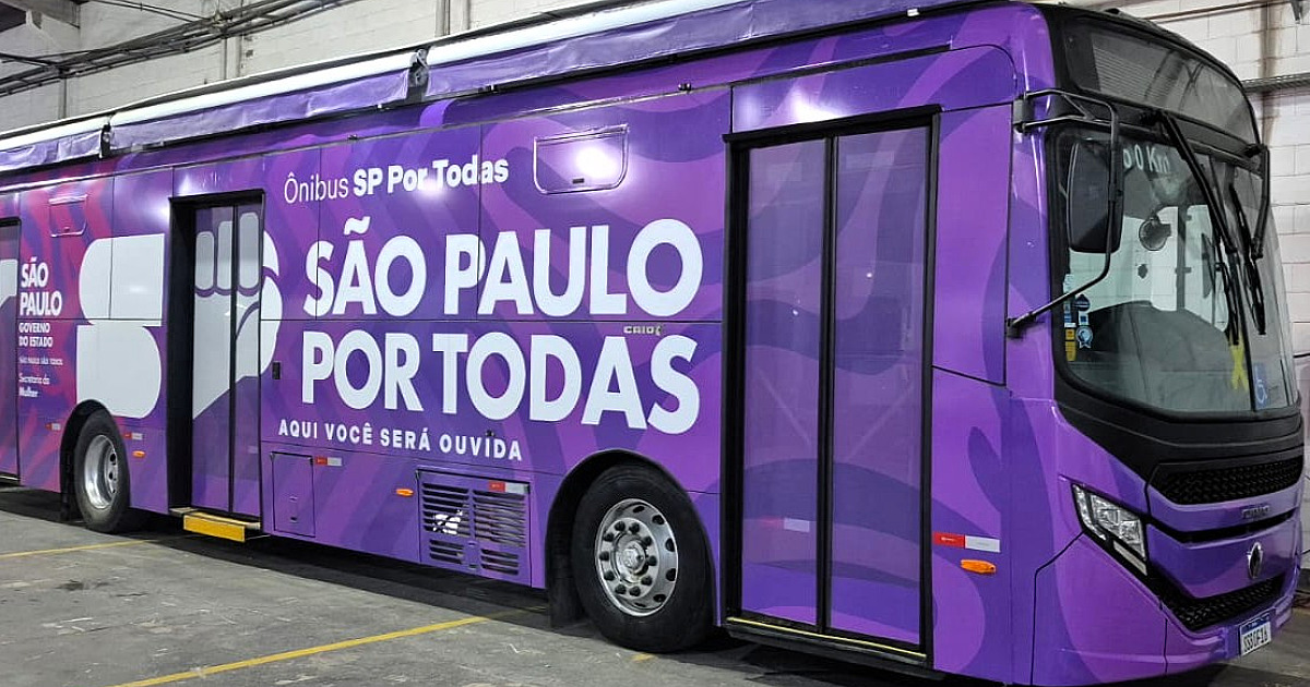 Ônibus SP Por Todas chega em São Sebastião em outubro com serviços de acolhimento e proteção as mulheres