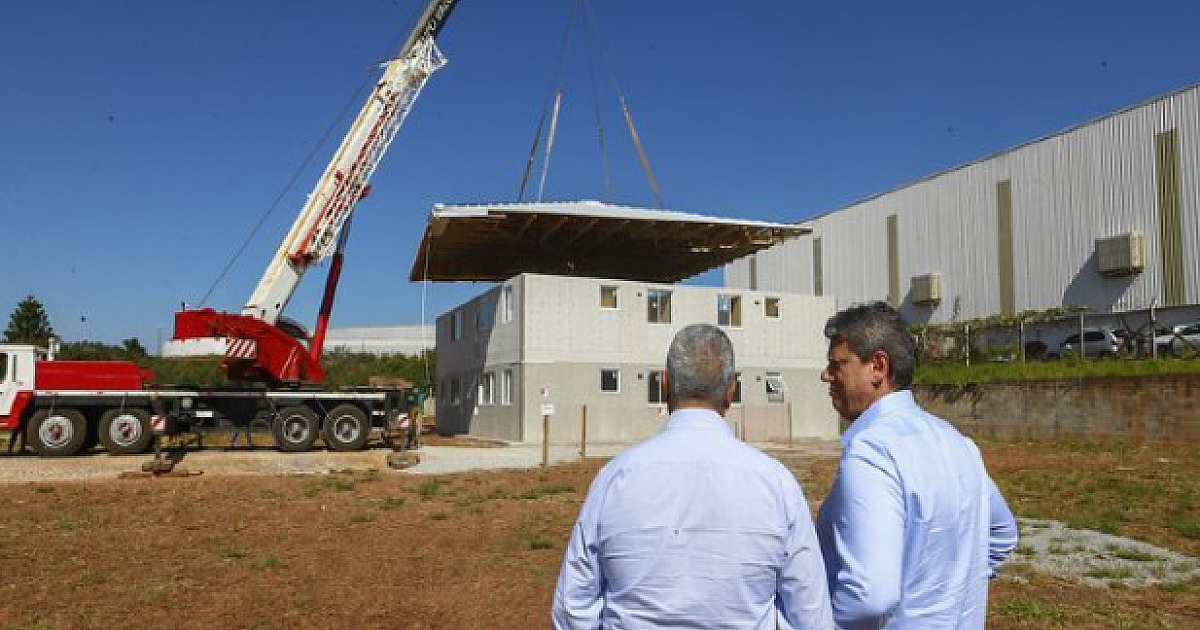 Nova tecnologia vai permitir construção de 32 moradias populares a cada 15 dias em São Sebastião