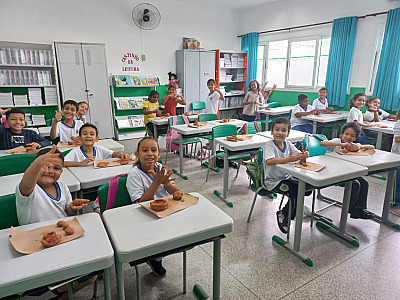 Líderes estudantis da rede municipal de São Sebastião participam de oficinas do Projeto RegenerAção