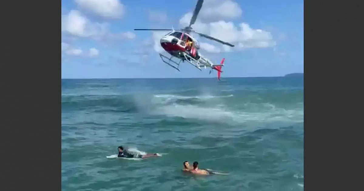 GBMar faz resgate heroico de banhistas em Ubatuba