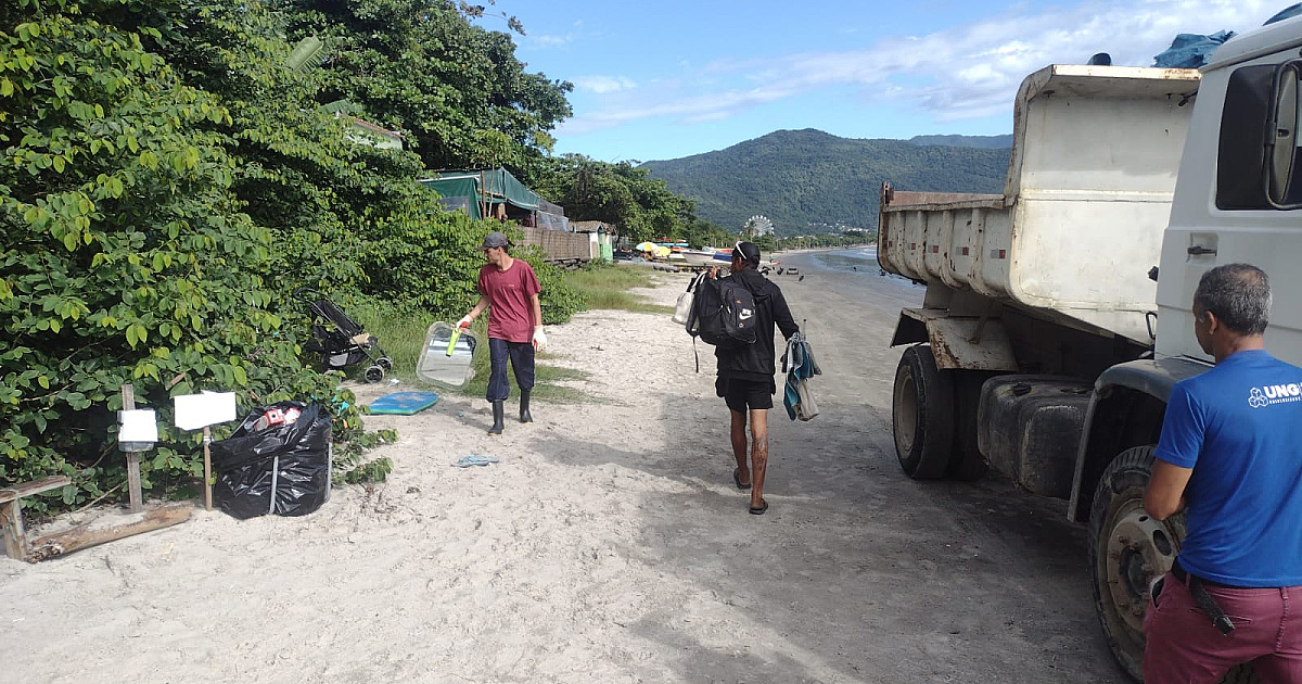 Operação conjunta desarticula acampamentos irregulares em Ubatuba