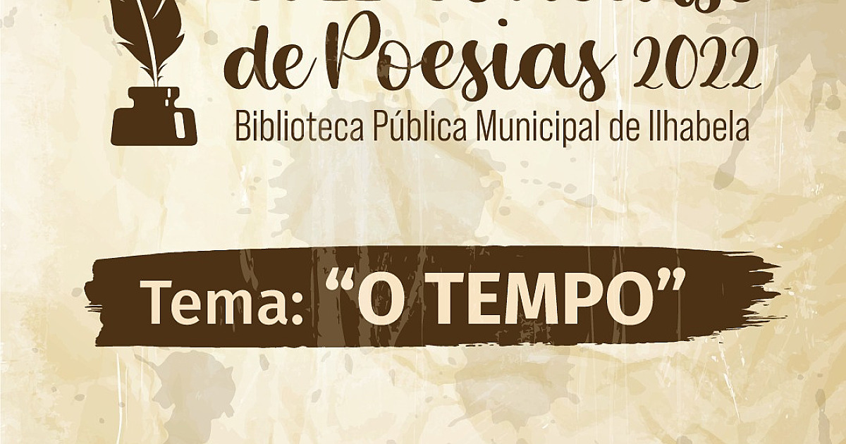 Premiação do Concurso de Poesias 2022 de Ilhabela encerra programação da Feira Literária