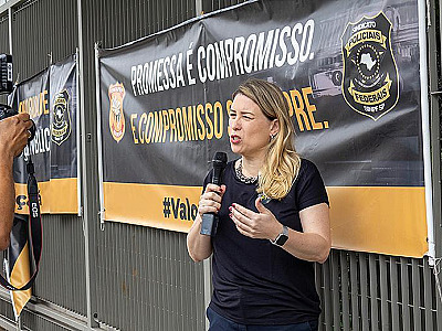 Policiais federais fazem nova mobilização e suspendem atividades no estado de São Paulo