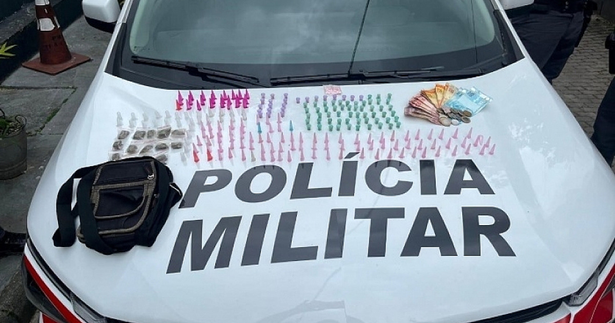Trio é preso por tráfico de drogas na Praia Grande, em Ubatuba