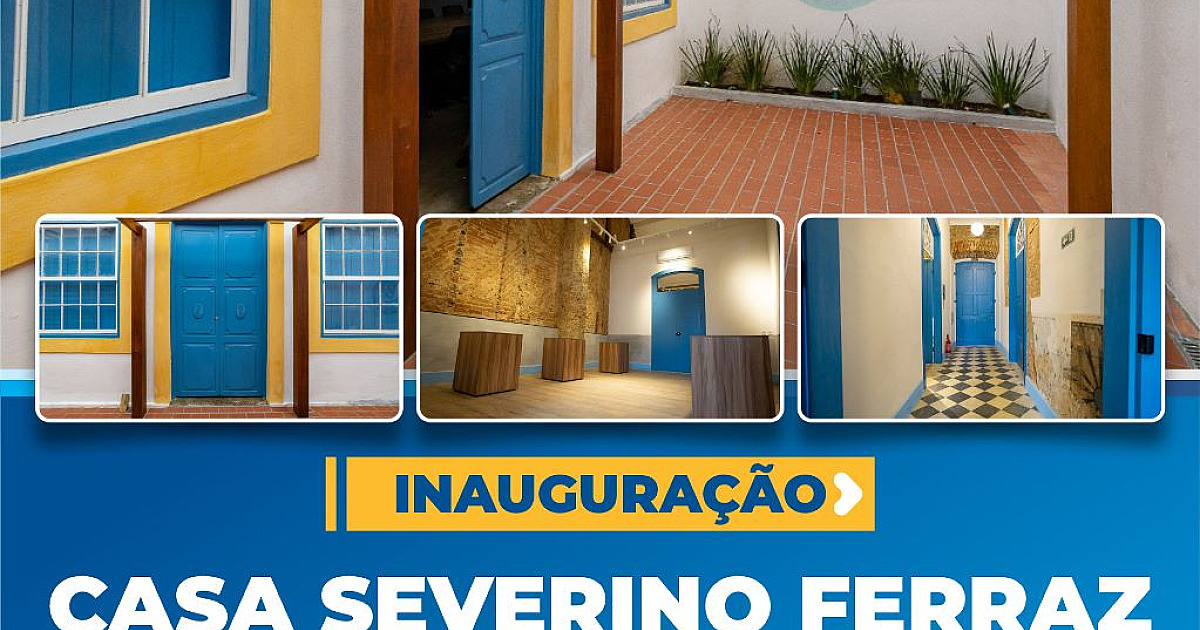 Prefeitura de São Sebastião inaugura obra de reforma e restauro da Casa Severino Ferraz nesta quinta-feira (19)