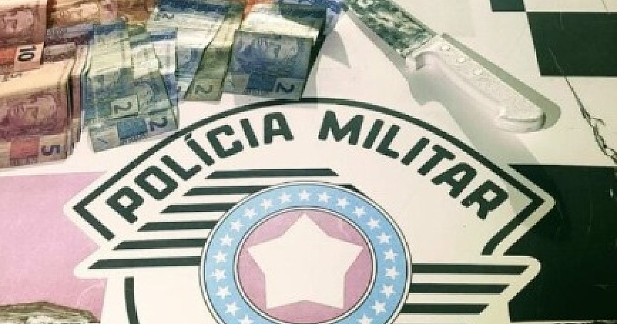 Polícia Militar prende suspeito durante roubo em posto de combustível no bairro Tarumã, em Caraguatatuba