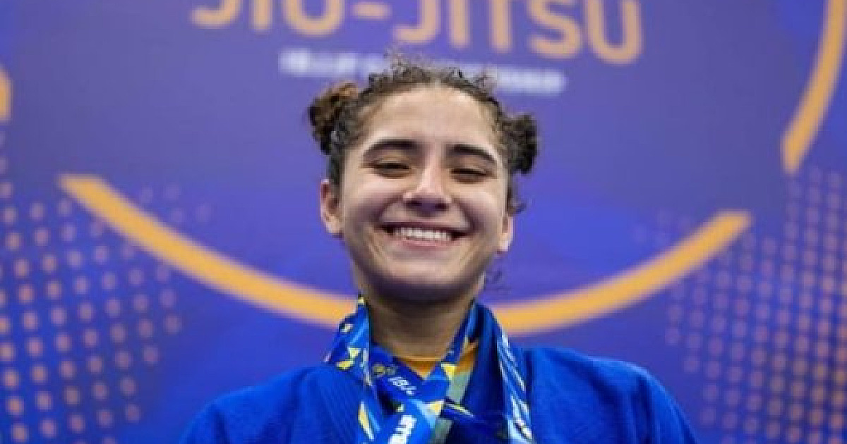 Helena Ferreira, atleta de Caraguatatuba, conquista ouro e prata no Europeu de Jiu-Jítsu em Portugal