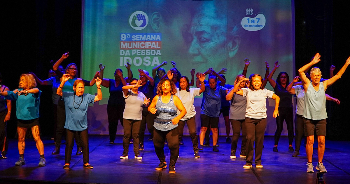 Confraternização e emoção marcam abertura oficial da 9ª Semana Municipal da Pessoa Idosa em São Sebastião