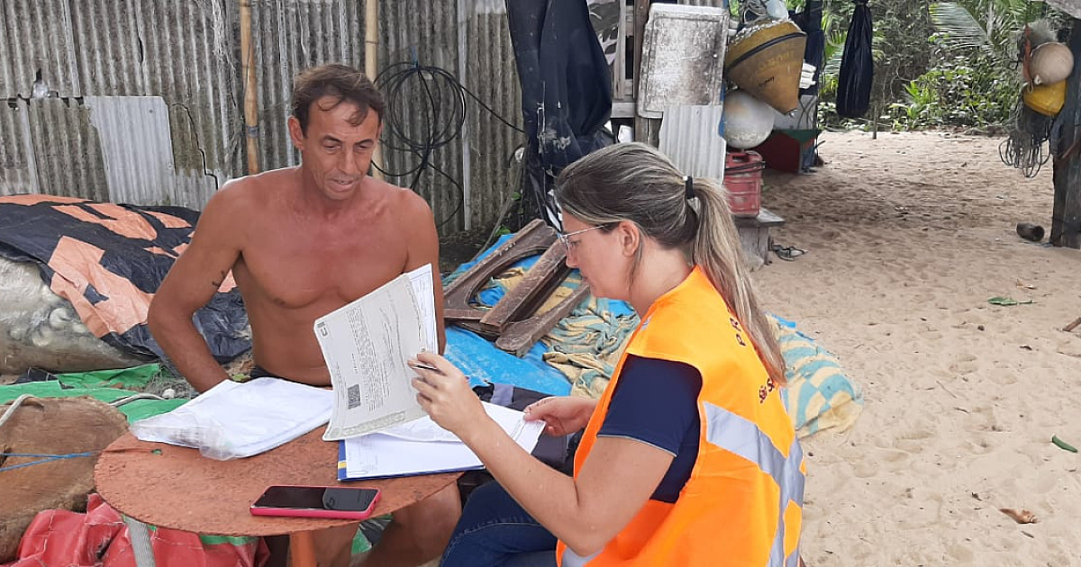 Prefeitura presta assistência especial a pescadores afetados pelas chuvas em São Sebastião