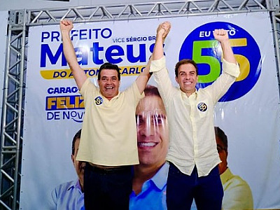 Mateus Silva é eleito prefeito de Caraguatatuba