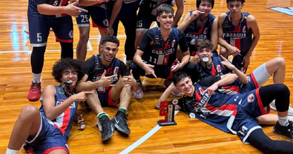 Caraguatatuba é vice-campeã da Série Ouro Sub-16 da Liga Paulista de Basquete