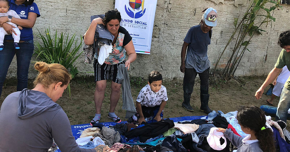Varal Solidário distribui mais de 850 donativos a comunidades da Costa Sul