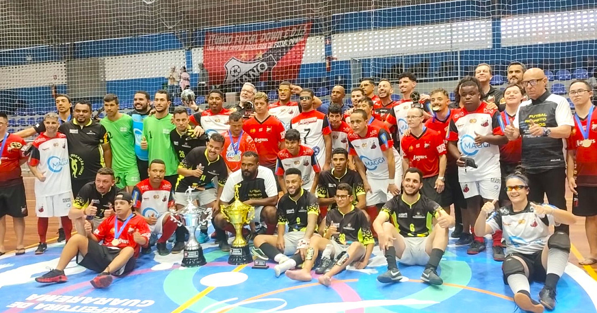 Atleta de Ilhabela é campeão da Liga Paulista de Futsal PCDs com o Ituano