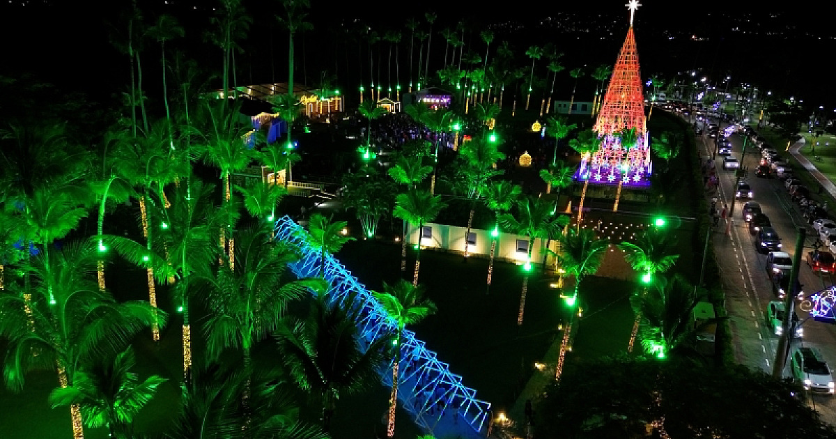 Ilhabela abre as portas para a magia do 4º Natal Luz com decoração especial e espaço gastronômico no Parque Fazenda Engenho D’Água