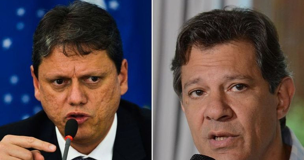 São Paulo: Tarcísio tem 60,2%, e Haddad, 39,8%, indica Veritá