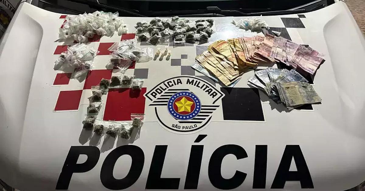Jovem de 22 anos é preso com crack, cocaína e maconha em Ubatuba
