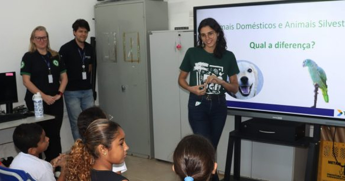 Programa de educação ambiental leva conscientização sobre fauna doméstica e silvestre a escolas lindeiras de Caraguatatuba