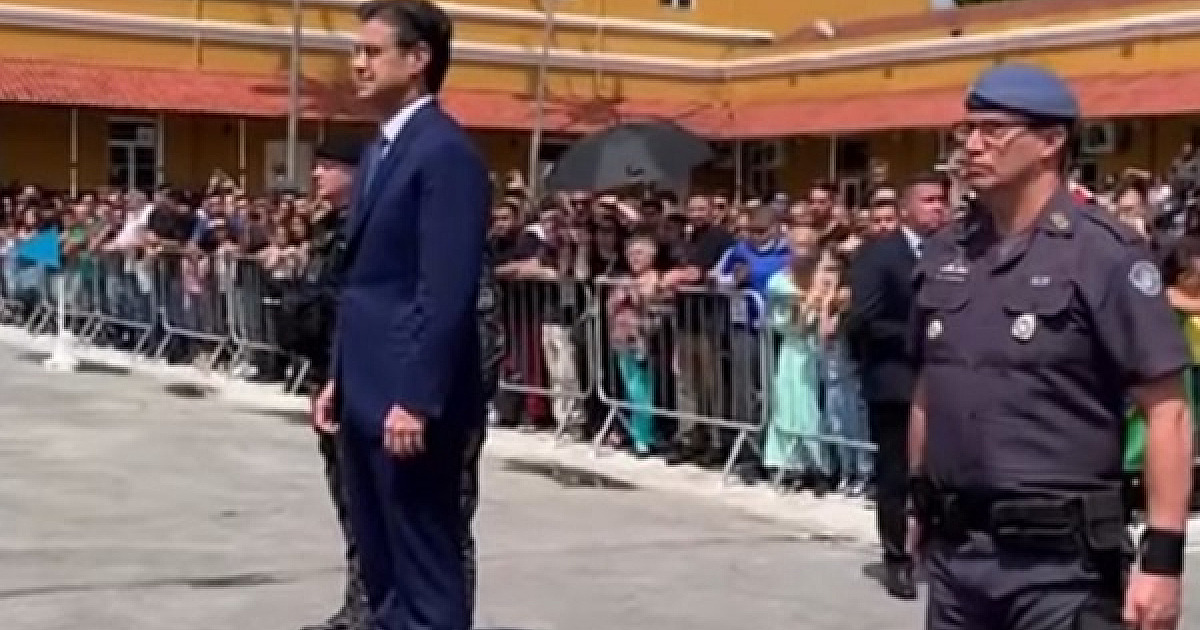 Rodrigo Garcia participa do aniversário de 52 anos da Rota