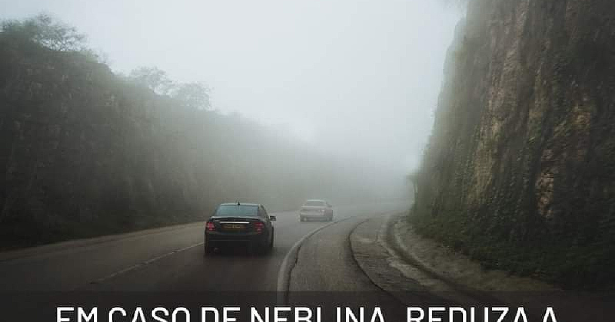 Tamoios reforça alerta para segurança dos motoristas em caso de Neblina e fumaça na pista