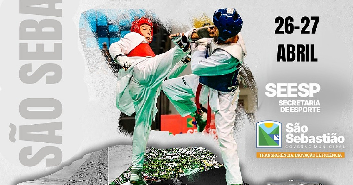 São Sebastião sedia a 4ª etapa do Campeonato Paulista de Taekwondo com mais de 300 atletas