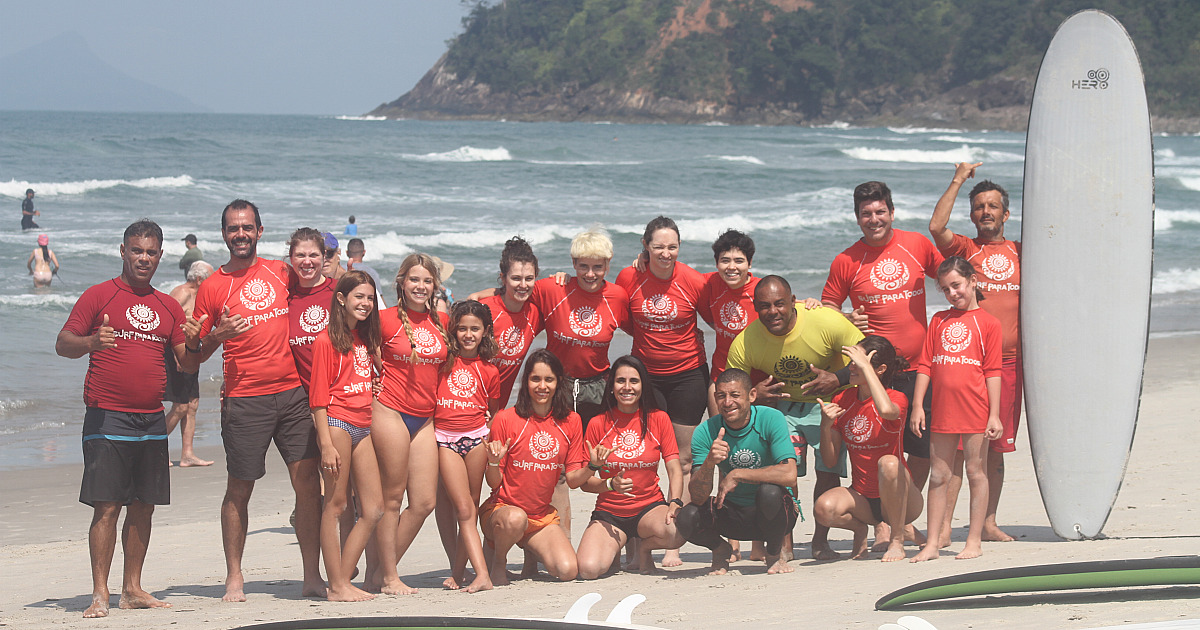 Projeto Surf Para Todos chega a Maresias com meta de 12 mil participantes
