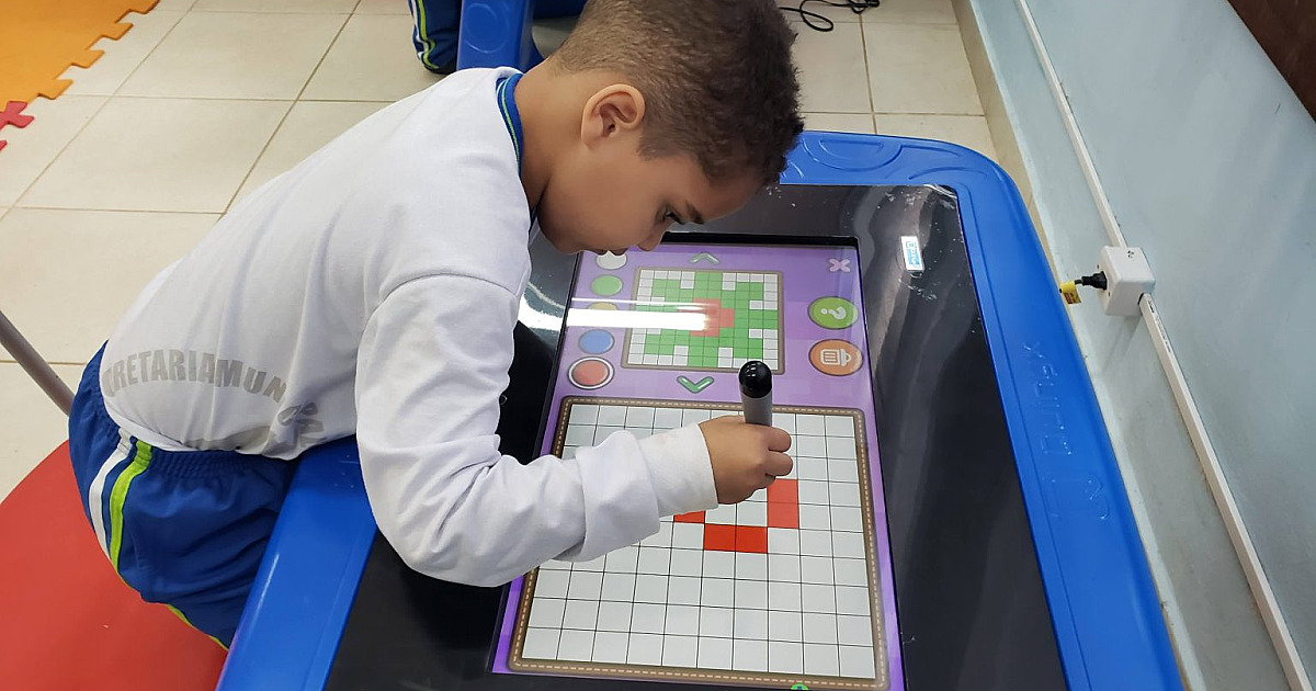 Educação de Ilhabela avança com chegada das mesinhas digitais – aprendizado e inclusão na ponta dos dedos